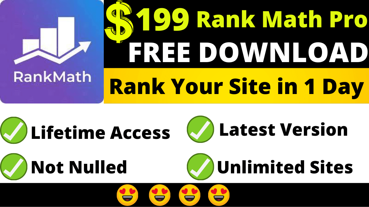 rank math premium free download