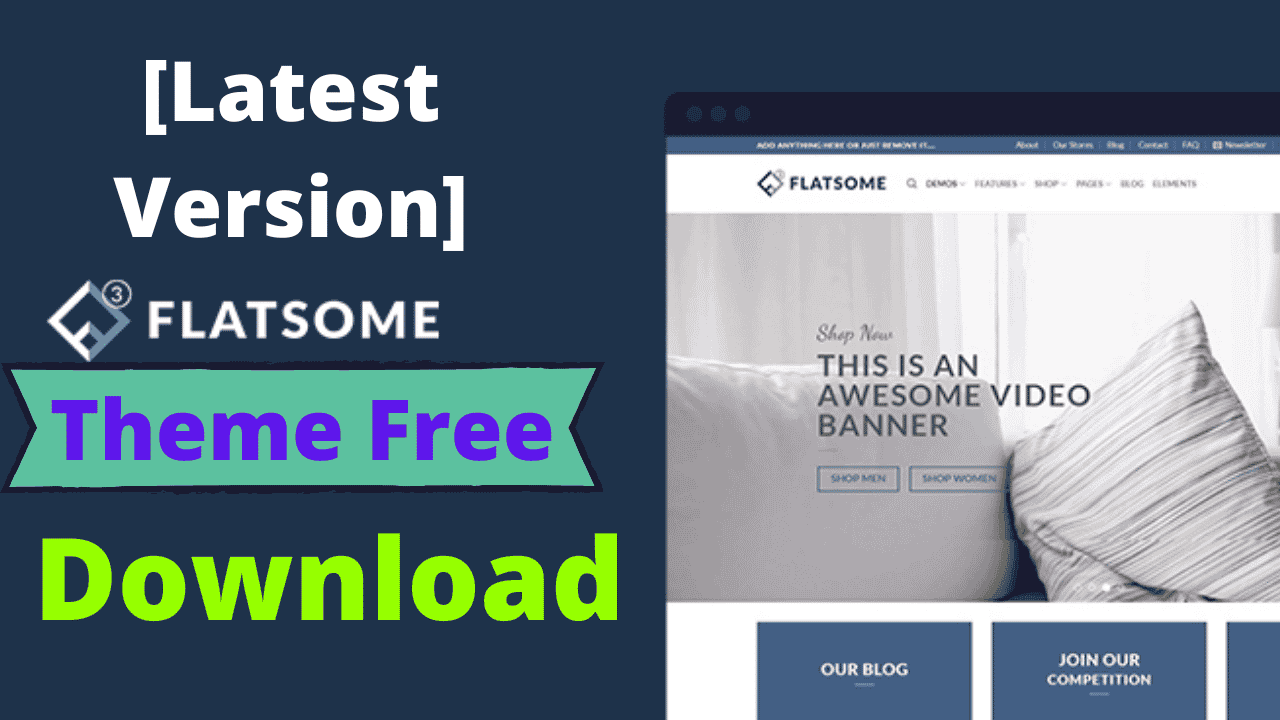 [No Crack] Flatsome WooCommerce Theme Free Download 2022 with Lifetime Updates